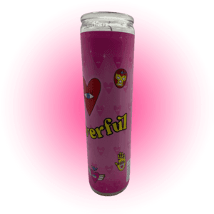 Veladora con mensajes magicos, unicos y misticos.