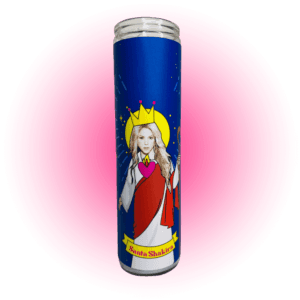 Veladora con oracion para "Santa Shakira"